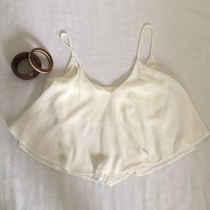 A+ ELLEN | Cream Crop Cami